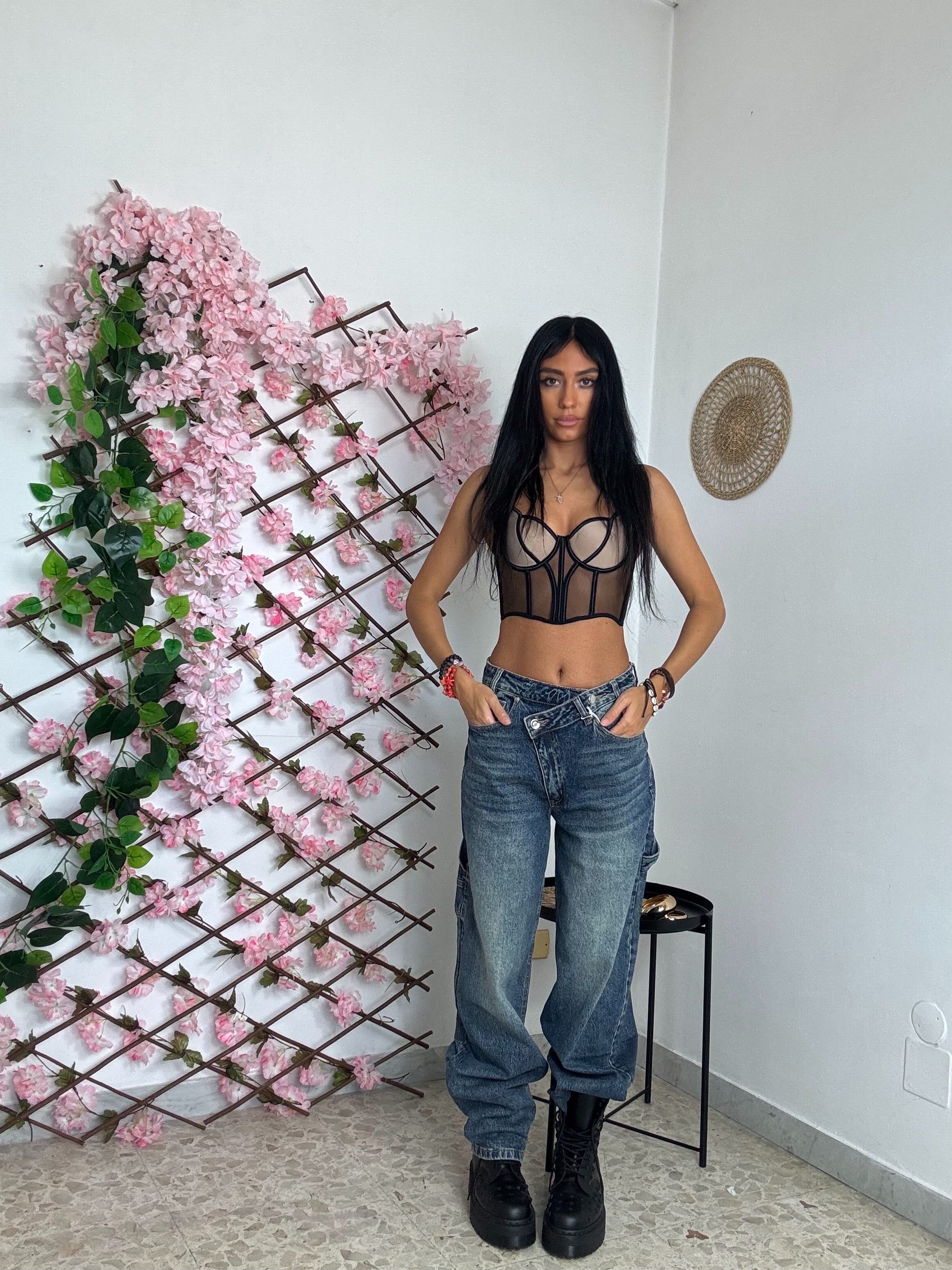 Jeans asimmetrico